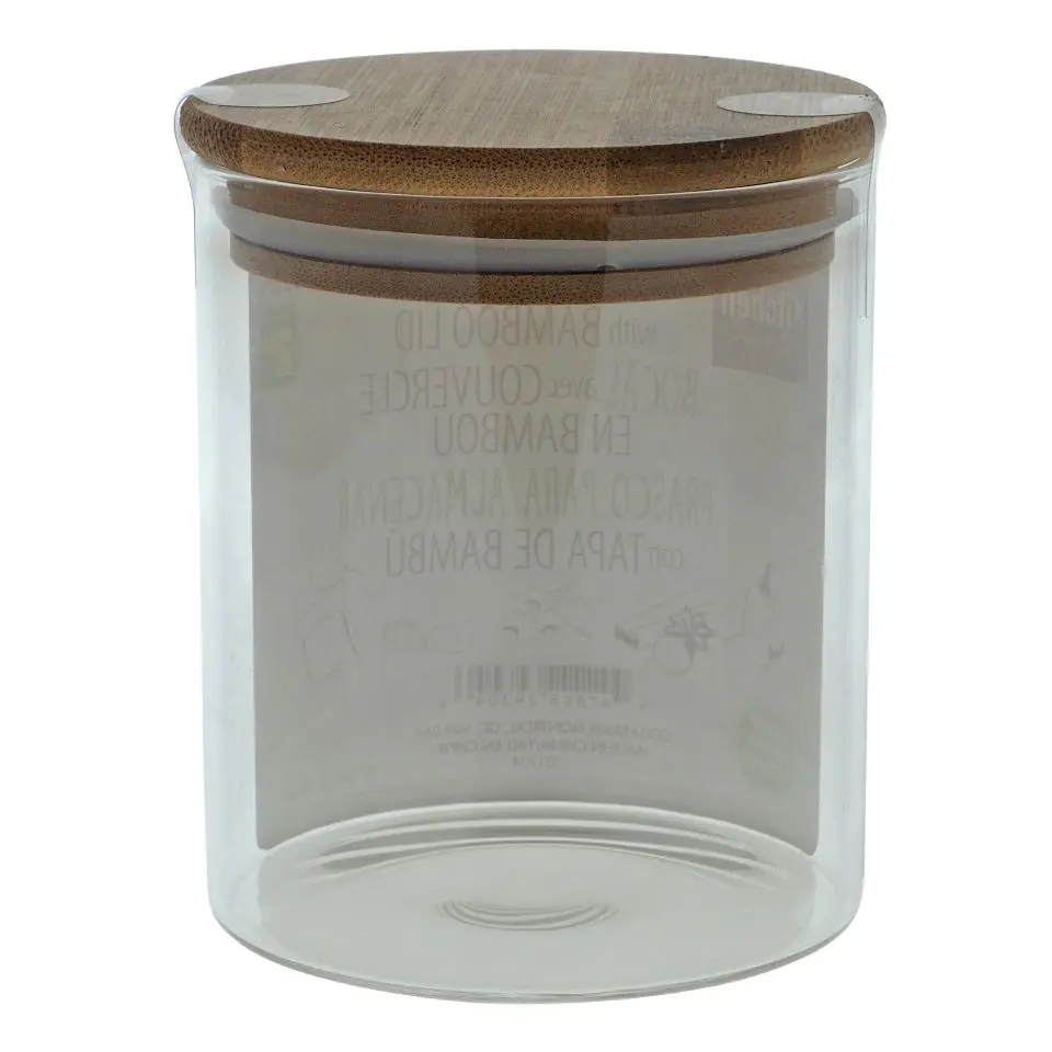 Storage Jar with Bamboo Lid, 440ml