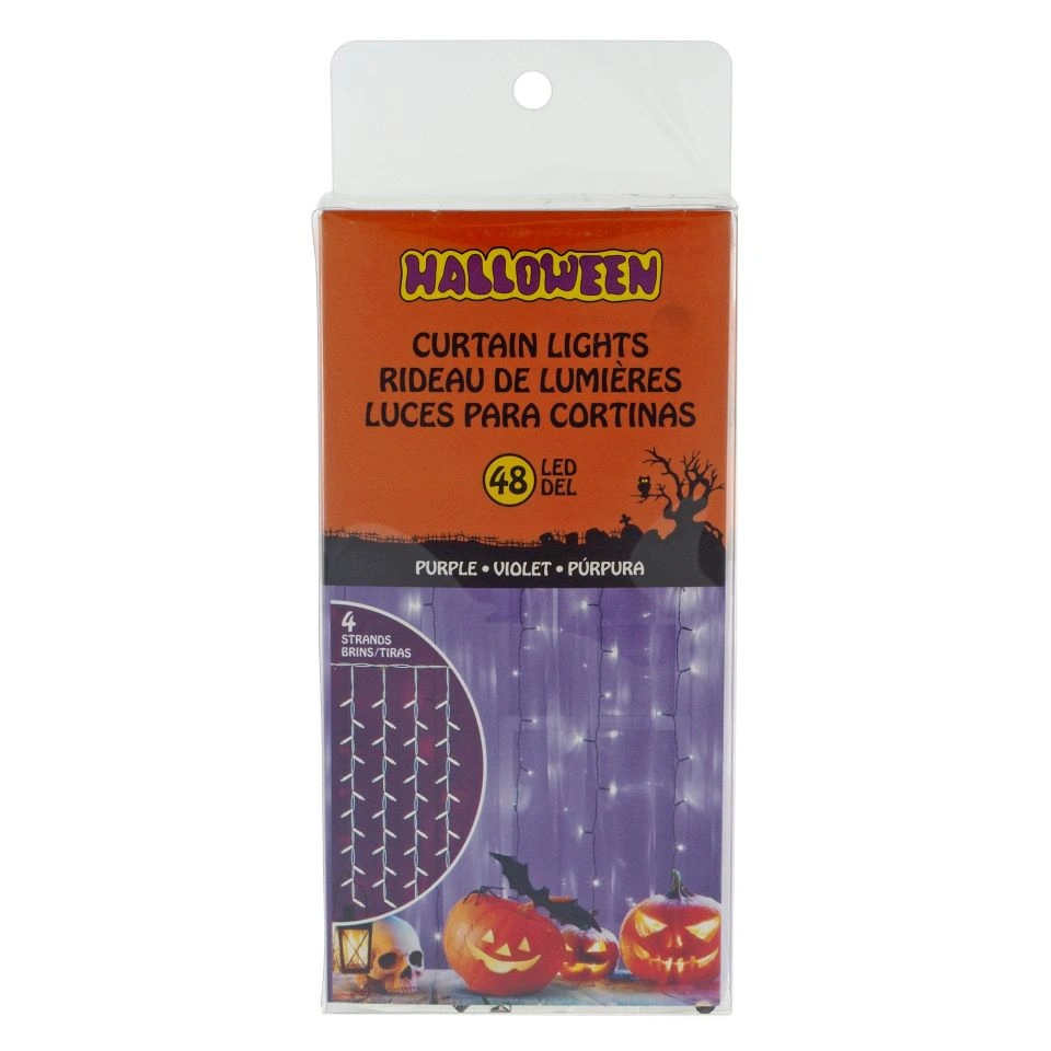 Halloween 48 LED lights curtain