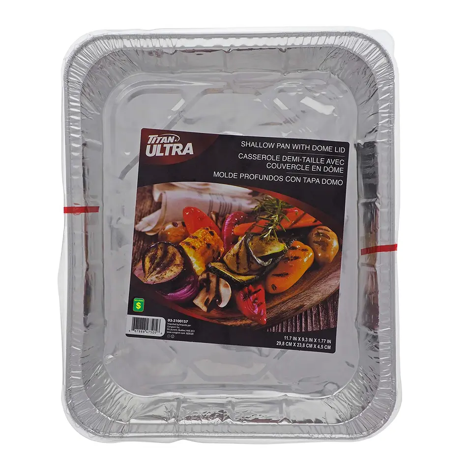 Titan Ultra Aluminium Utility Pan with Lid