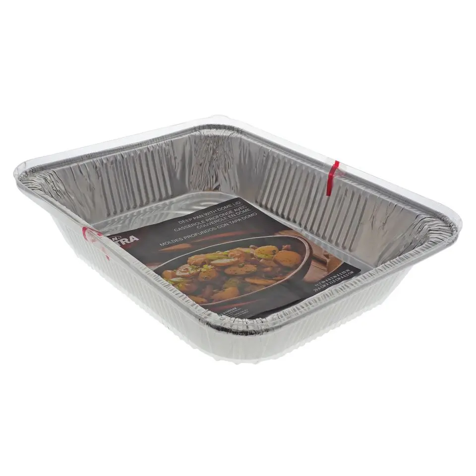 Aluminium Deep Pan with Lid