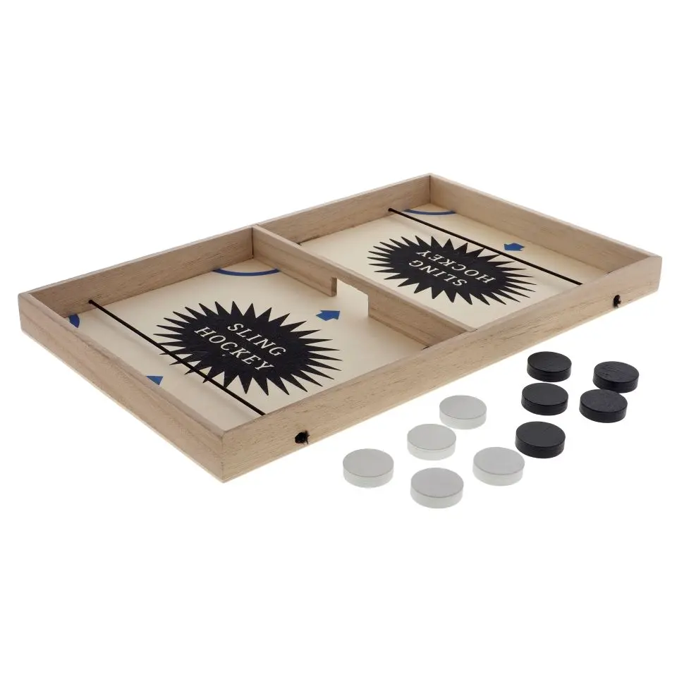 Sling Hockey Wooden Game