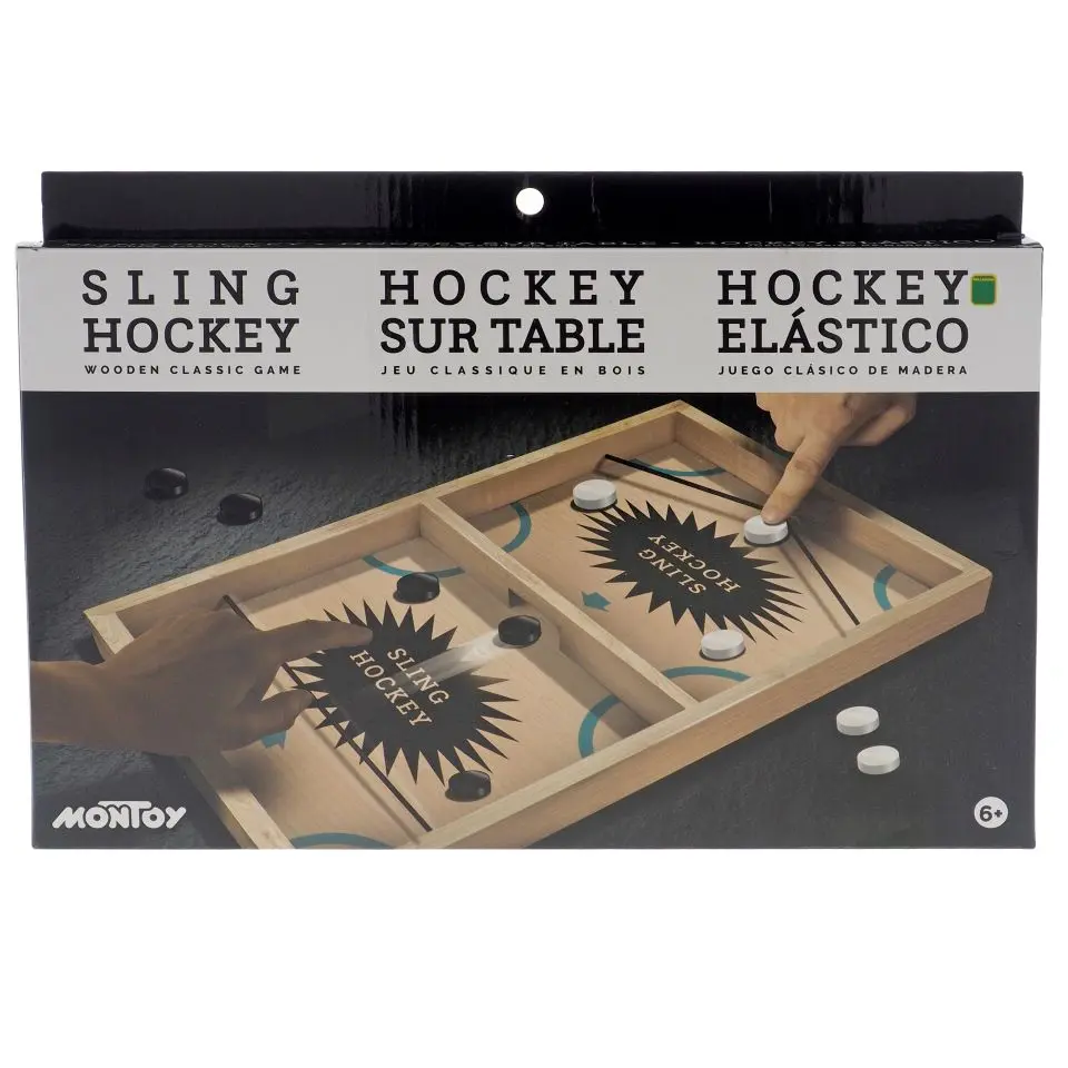 Sling Hockey Wooden Game