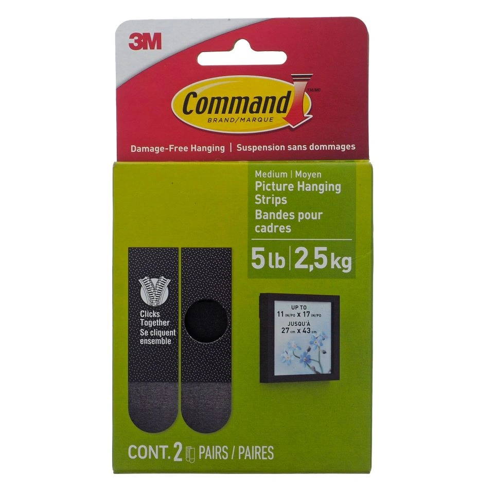 3M COMMAND Pq2 Bandes pour cadres - Caisse de 24 | Dollarama
